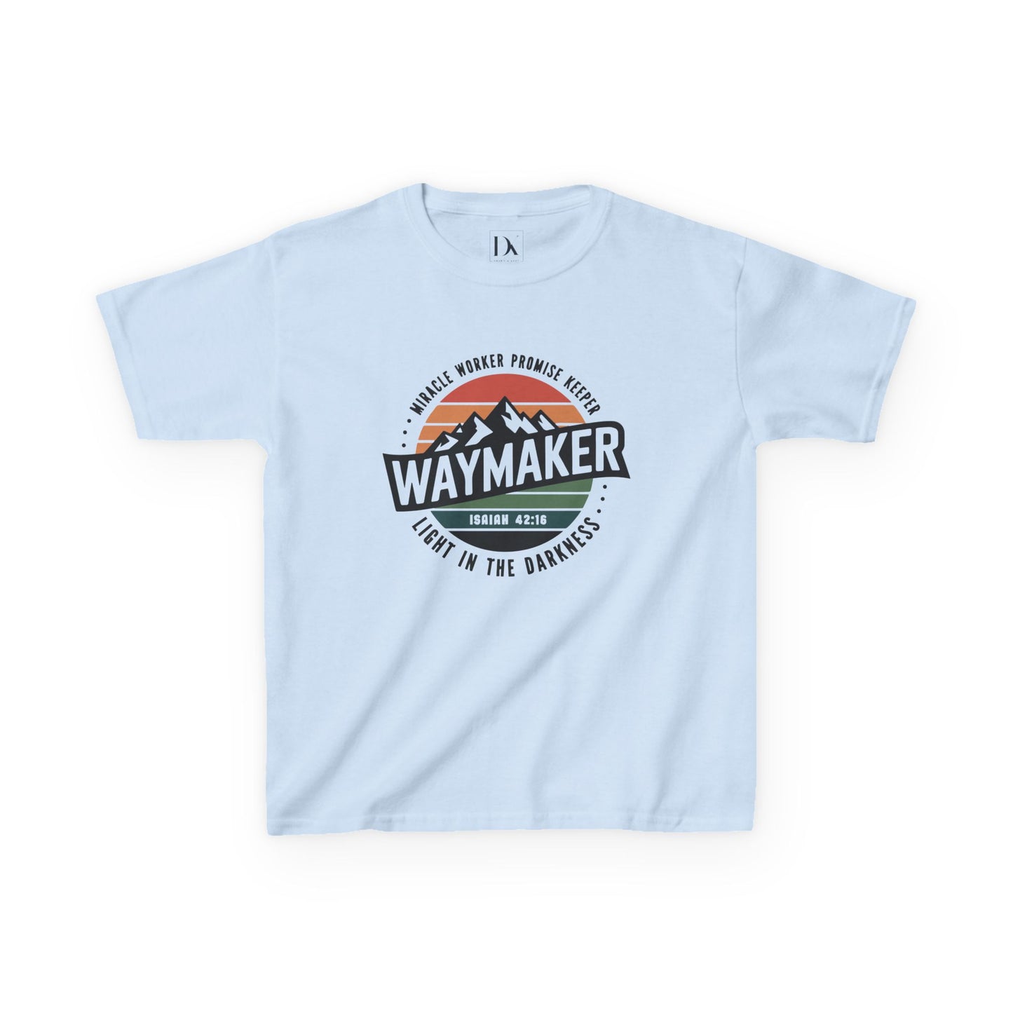 Waymaker, Miracle Worker – Isaiah 42:16 | Inspirational Christian Tee for Kids