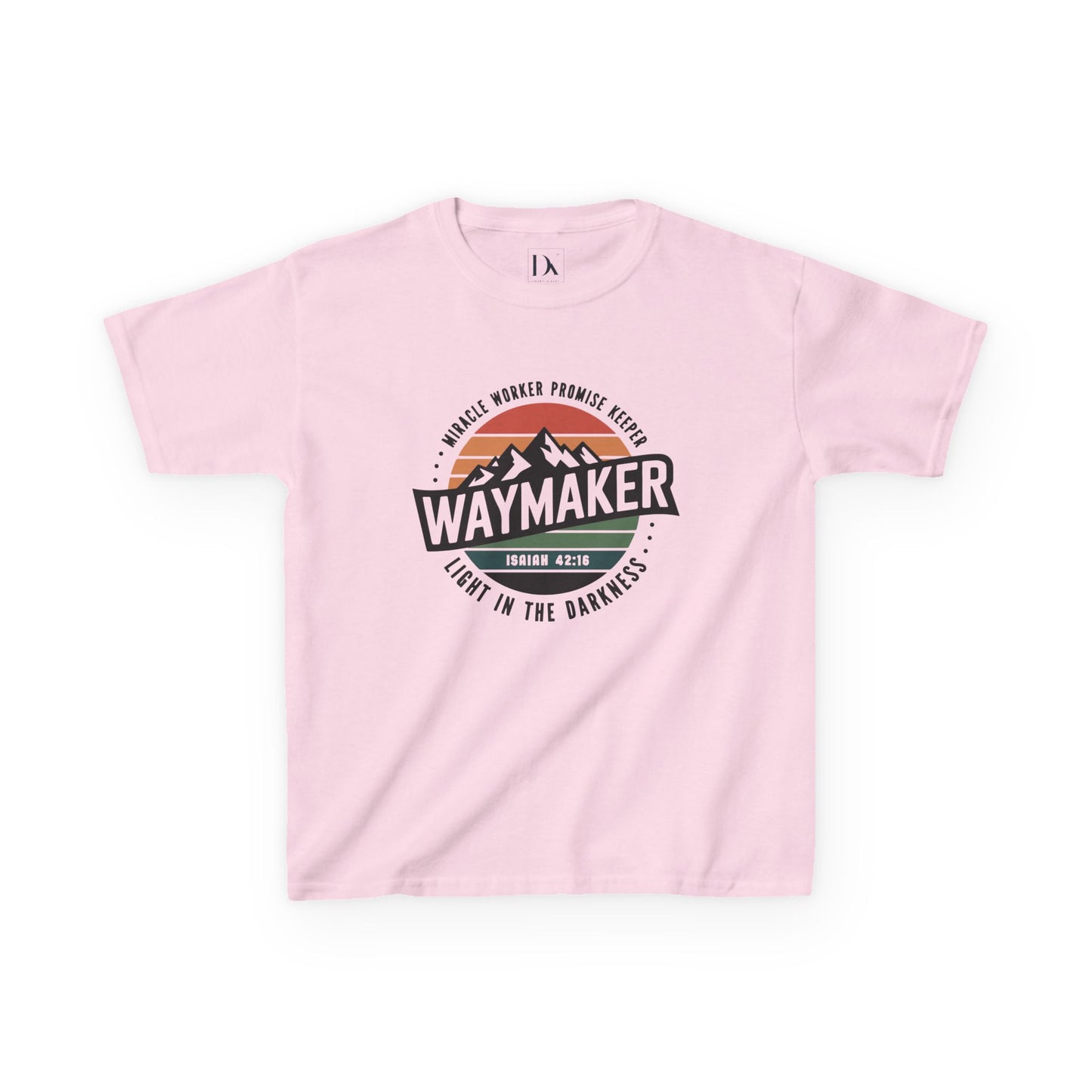 Waymaker, Miracle Worker – Isaiah 42:16 | Inspirational Christian Tee for Kids
