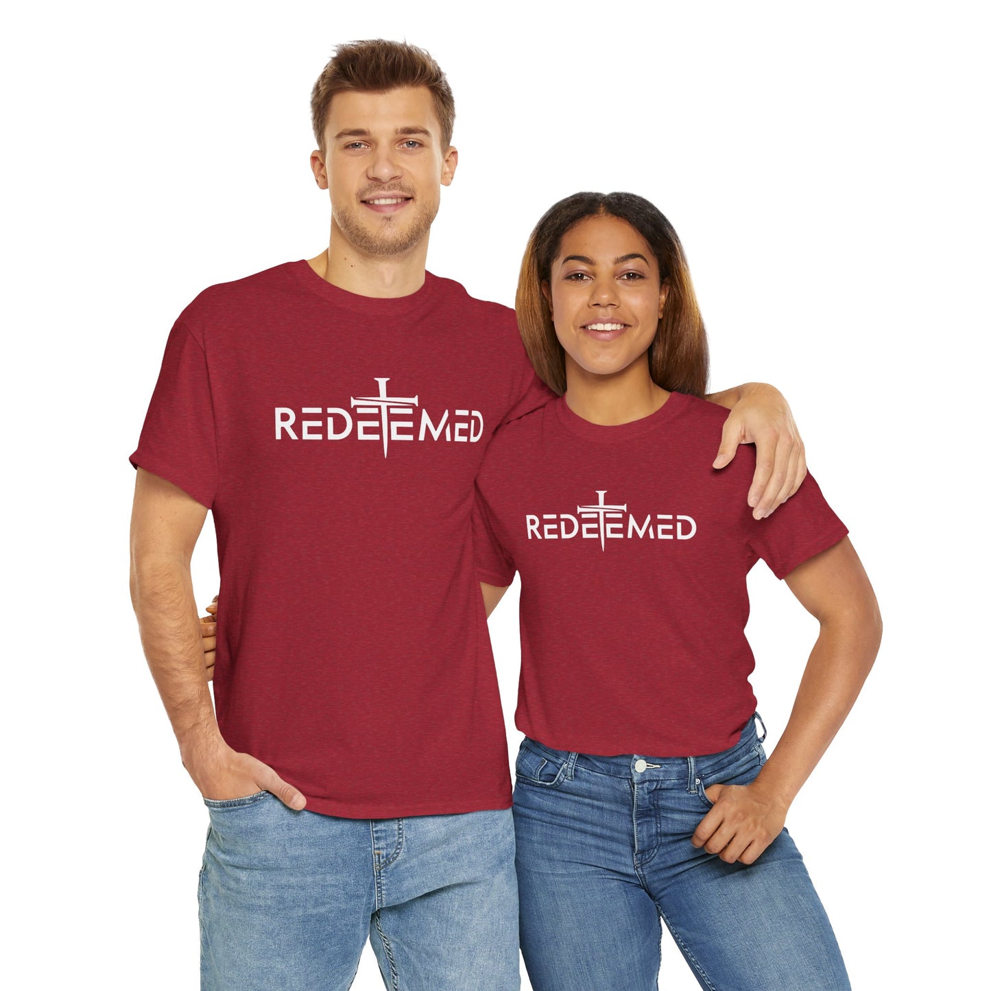 Redeemed Cross Tee – Christian Unisex T-Shirt