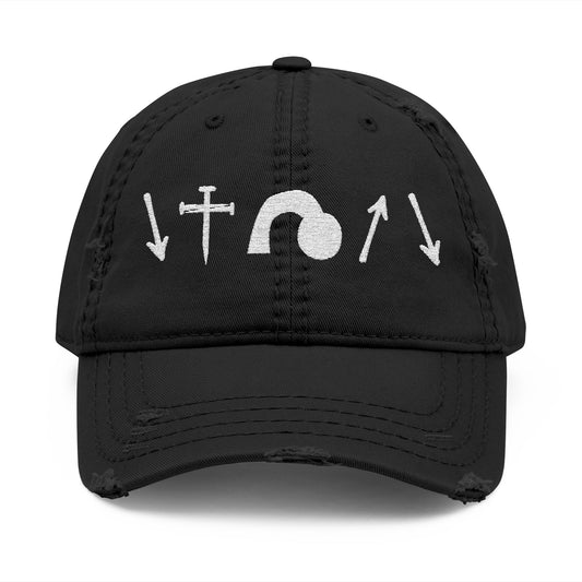 Vintage Distressed Gospel Symbol Hat