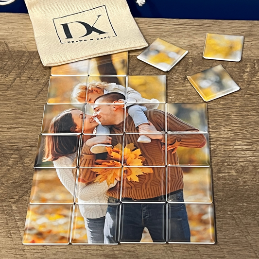 Custom Photo Magnet Puzzle – 24-Tile Mosaic Keepsake