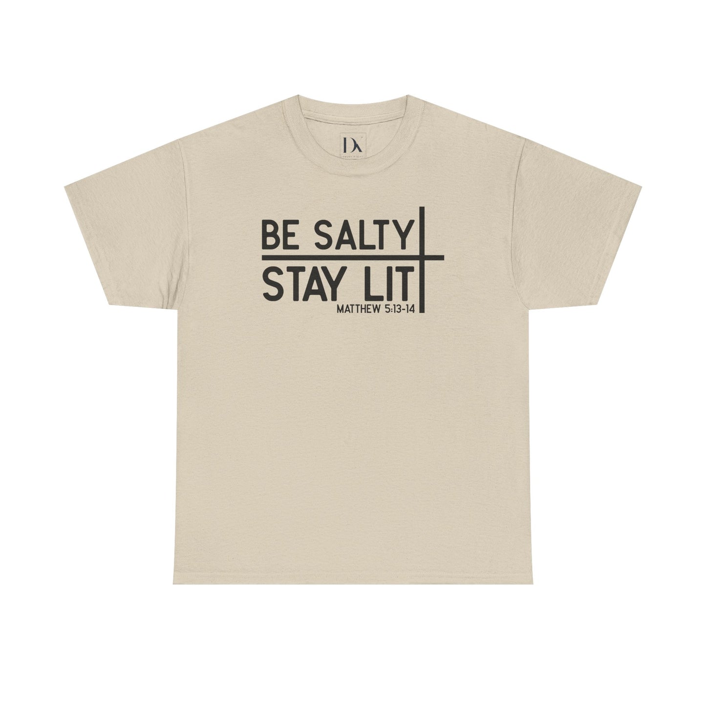Be Salty, Stay Lit – Matthew 5:13-14 Tee | Christian Unisex Tee