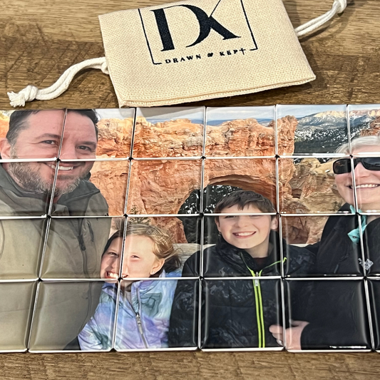 Custom Photo Magnet Puzzle – 24-Tile Mosaic Keepsake