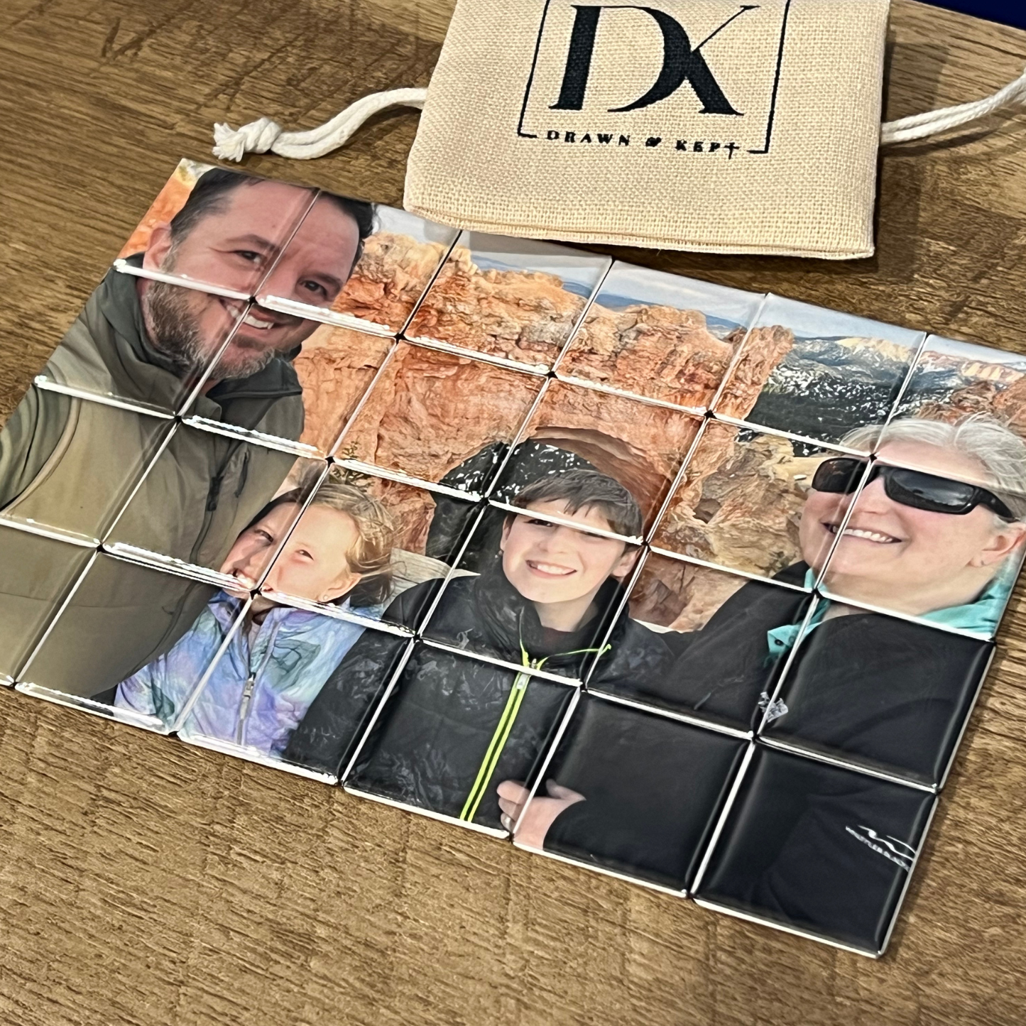 Custom Photo Magnet Puzzle – 24-Tile Mosaic Keepsake