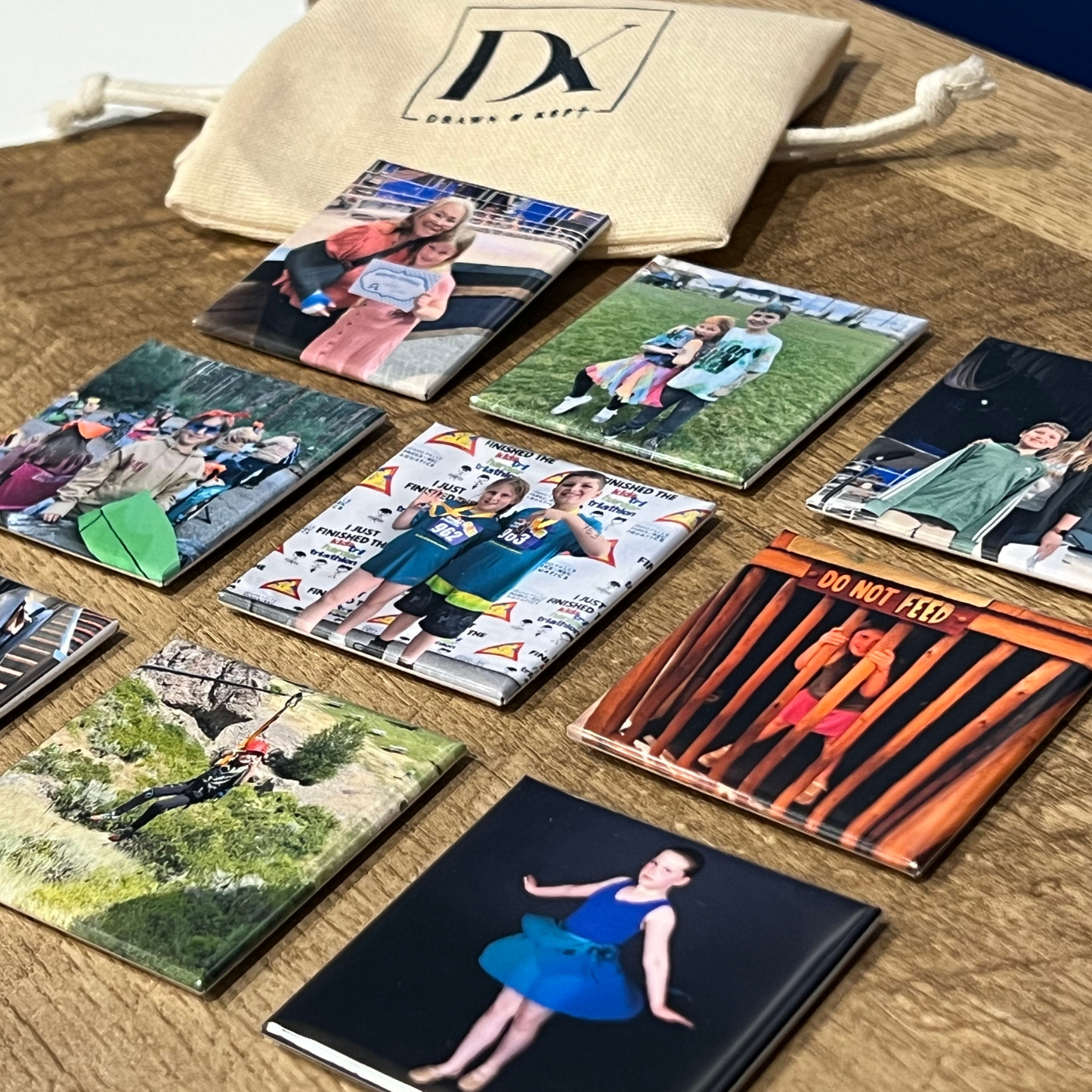 Memory Squares – Custom Photo Magnet Set (2-inch)