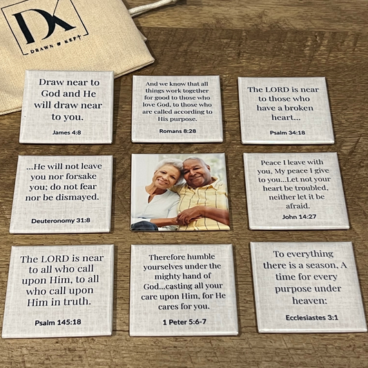 Grief & Loss Prayer Pack | Scripture Magnet Set for Comfort & Hope