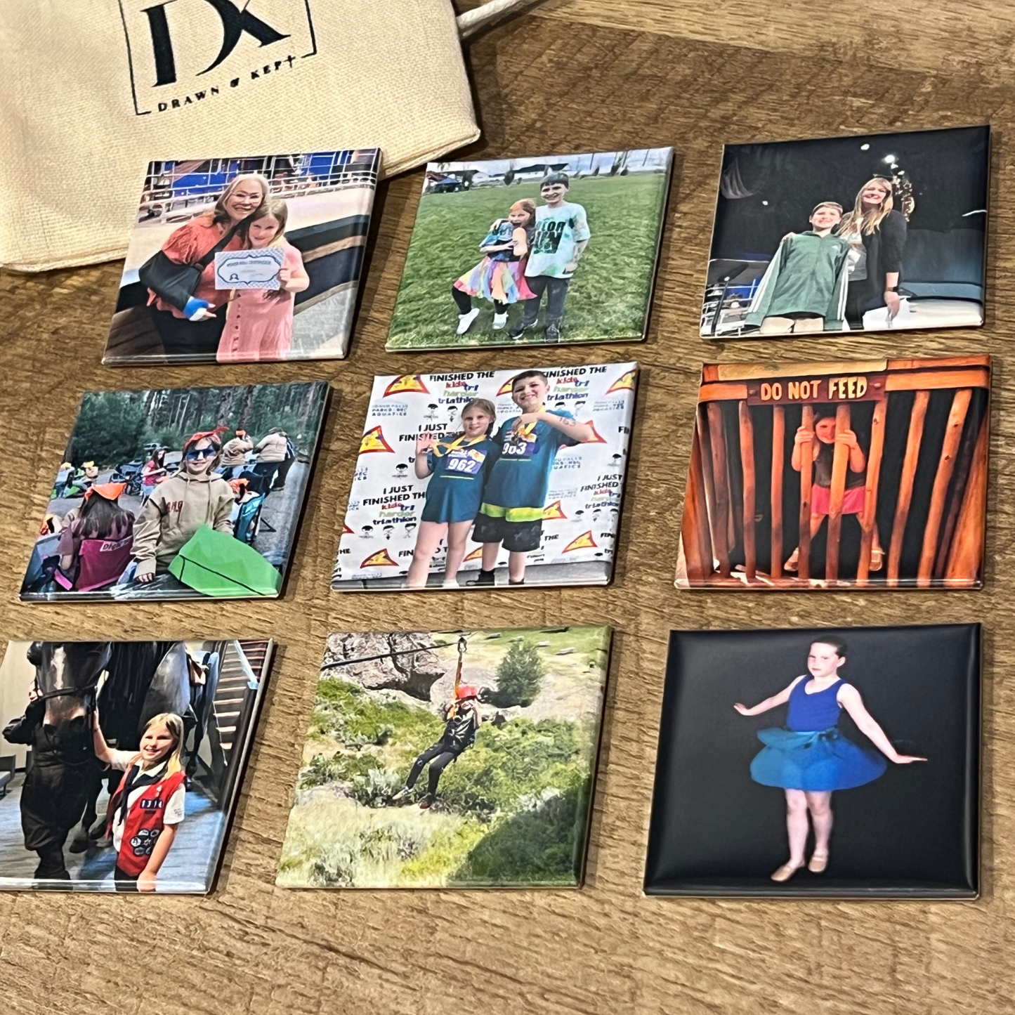 Memory Squares – Custom Photo Magnet Set (2-inch)