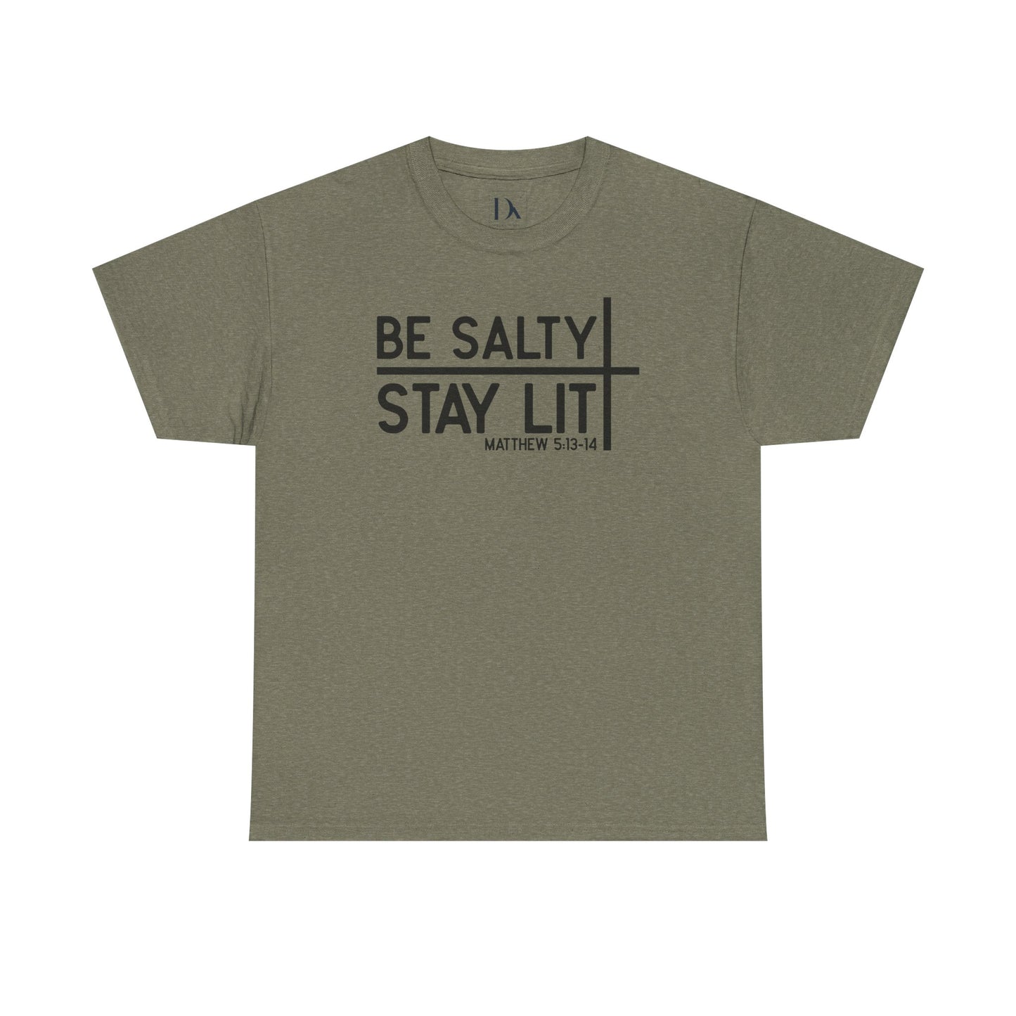 Be Salty, Stay Lit – Matthew 5:13-14 Tee | Christian Unisex Tee