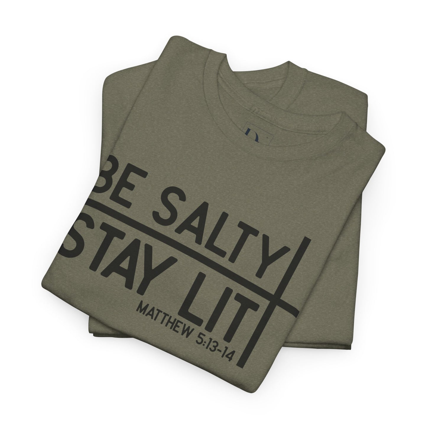 Be Salty, Stay Lit – Matthew 5:13-14 Tee | Christian Unisex Tee