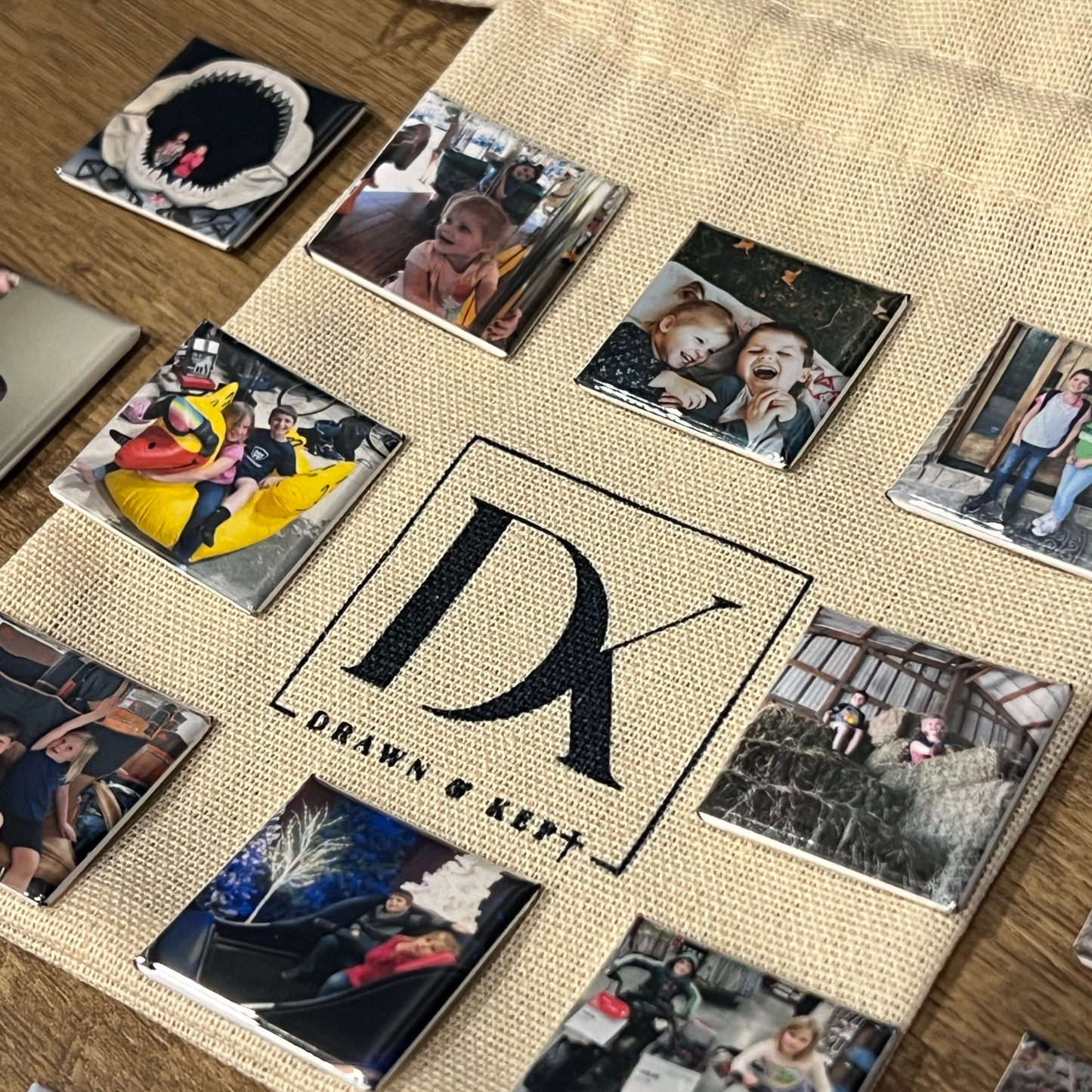 Mini Memories – Custom Photo Magnet Sets (1-inch squares)