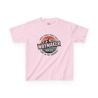 Waymaker, Miracle Worker – Isaiah 42:16 | Inspirational Christian Tee for Kids