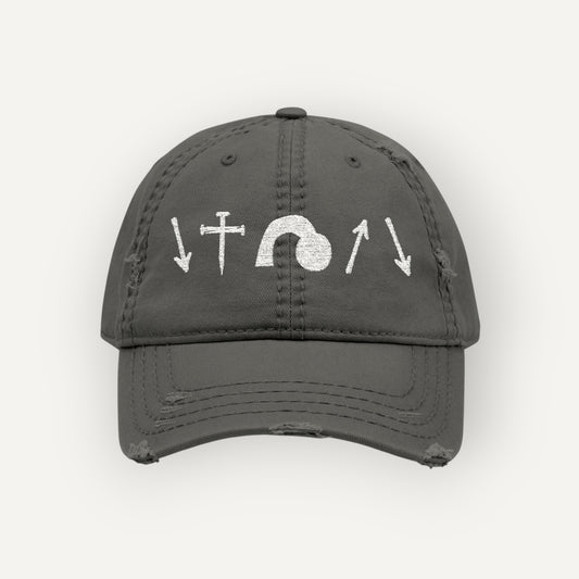 Vintage Distressed Gospel Symbol Hat
