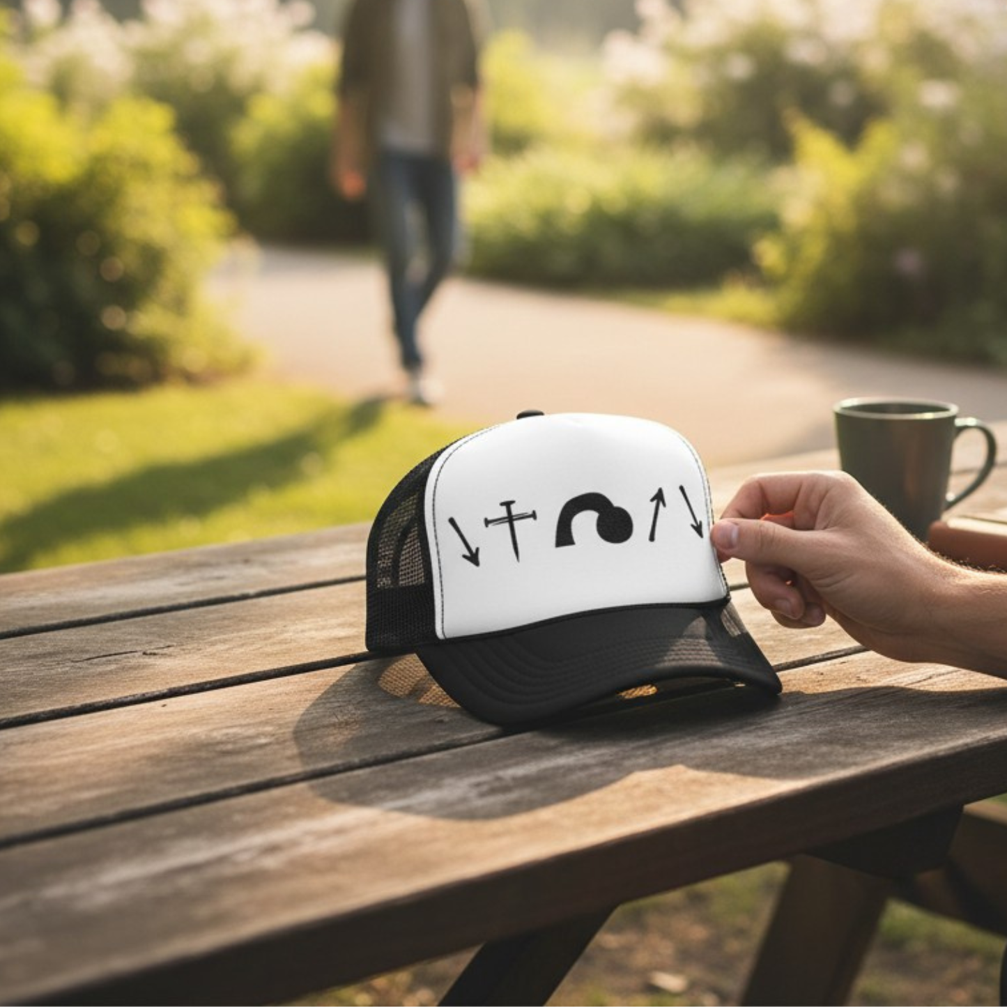 Gospel Symbols Foam Trucker Hat