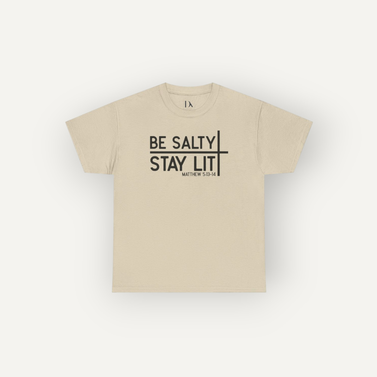 Be Salty, Stay Lit – Matthew 5:13-14 Tee | Christian Unisex Tee