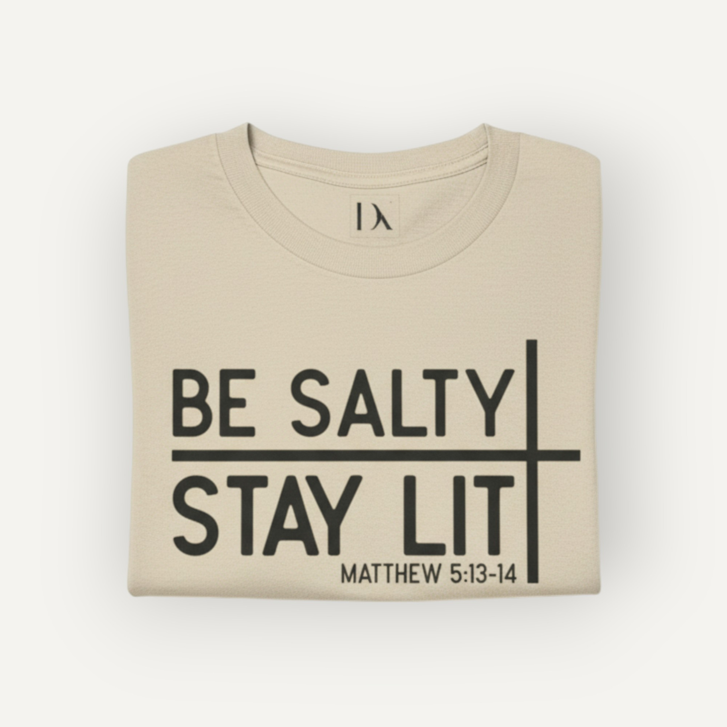 Be Salty, Stay Lit – Matthew 5:13-14 Tee | Christian Unisex Tee