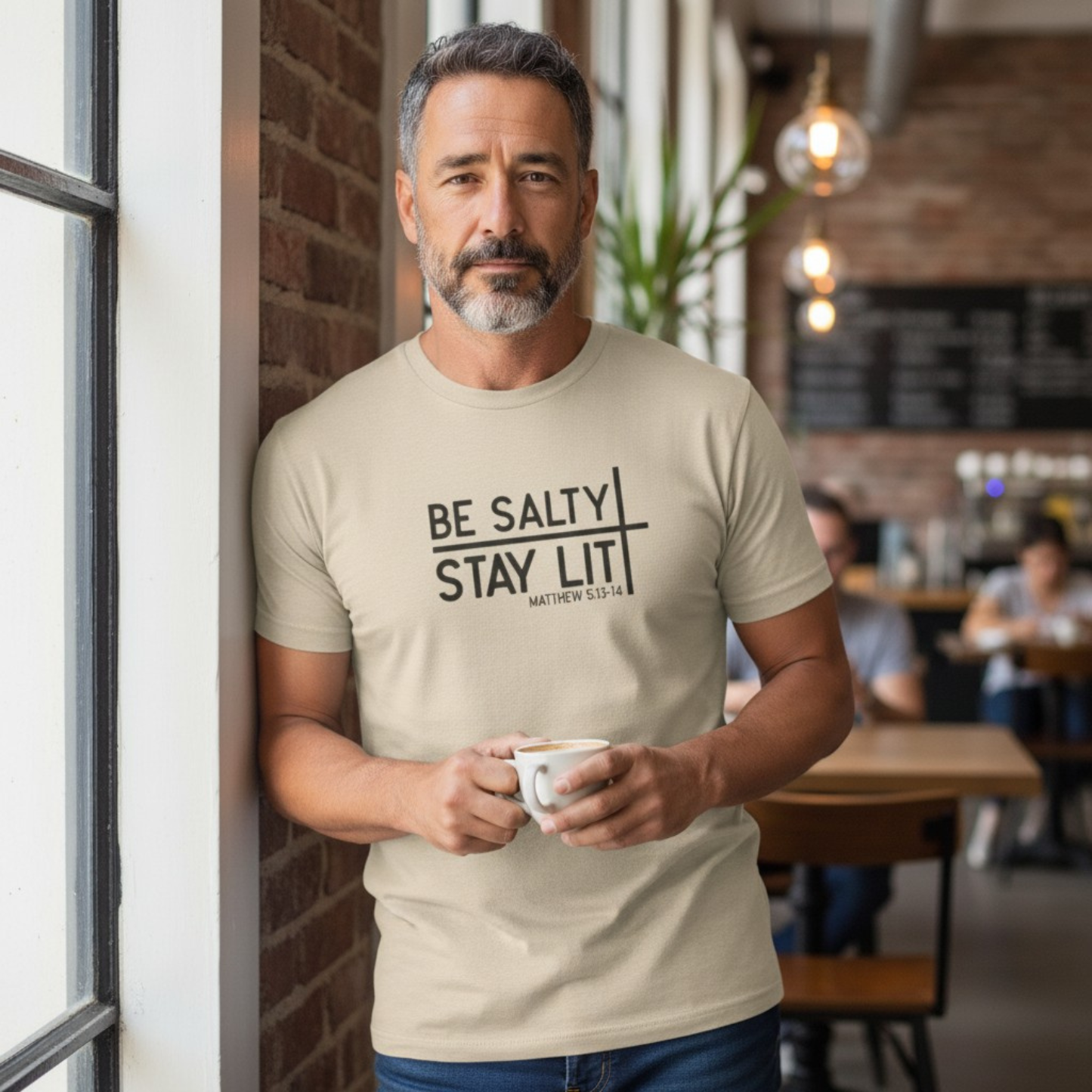 Be Salty, Stay Lit – Matthew 5:13-14 Tee | Christian Unisex Tee