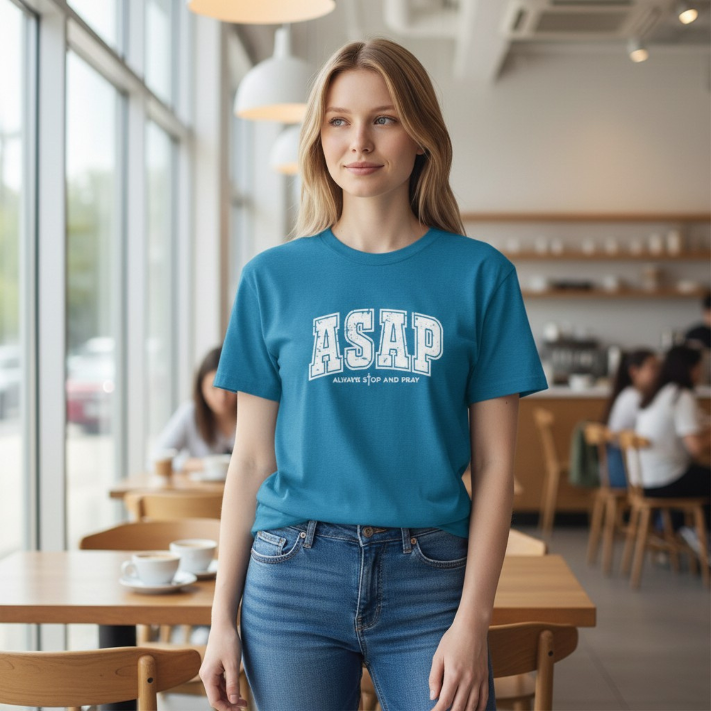 ASAP – Always Stop and Pray | Inspirational Tee Shirt