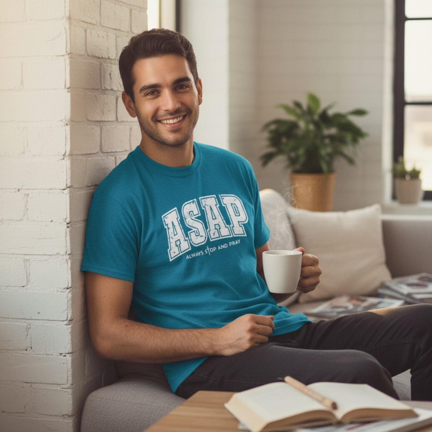 ASAP – Always Stop and Pray | Inspirational Tee Shirt