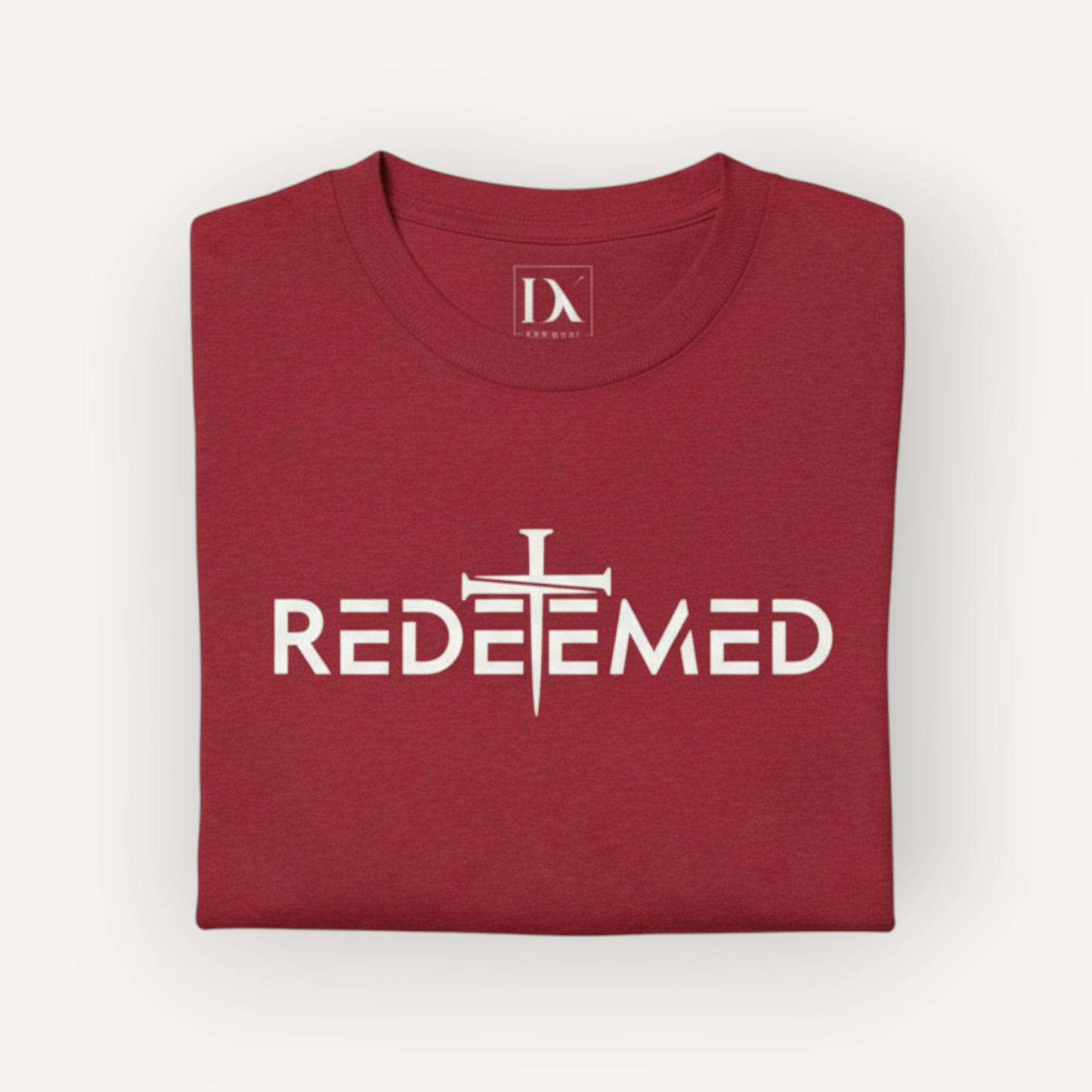 Redeemed Cross Tee – Christian Unisex T-Shirt