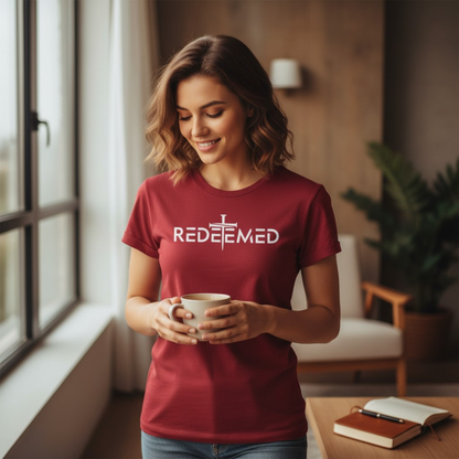 Redeemed Cross Tee – Christian Unisex T-Shirt