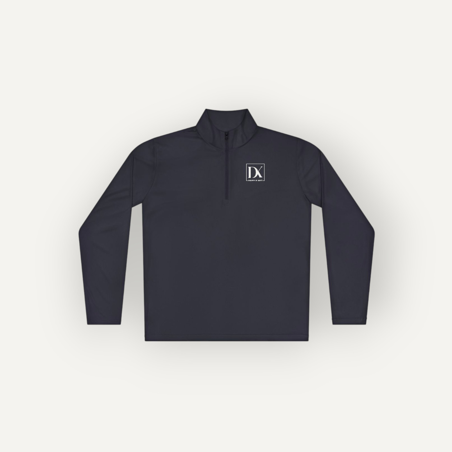 Drawn & Kept Quarter-Zip Pullover – Navy | Lightweight Performance + Everyday Comfort