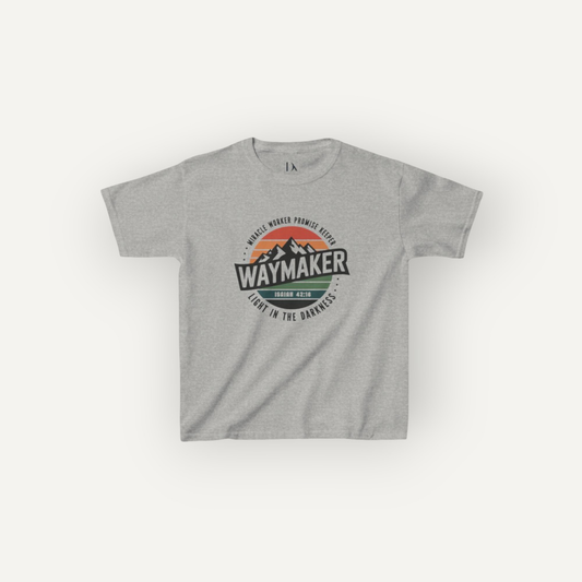 Waymaker, Miracle Worker – Isaiah 42:16 | Inspirational Christian Tee for Kids