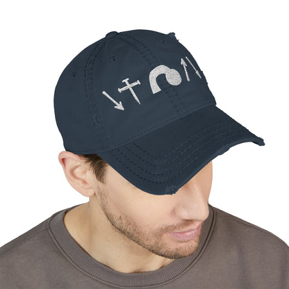 Vintage Distressed Gospel Symbol Hat