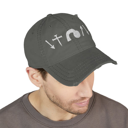Vintage Distressed Gospel Symbol Hat