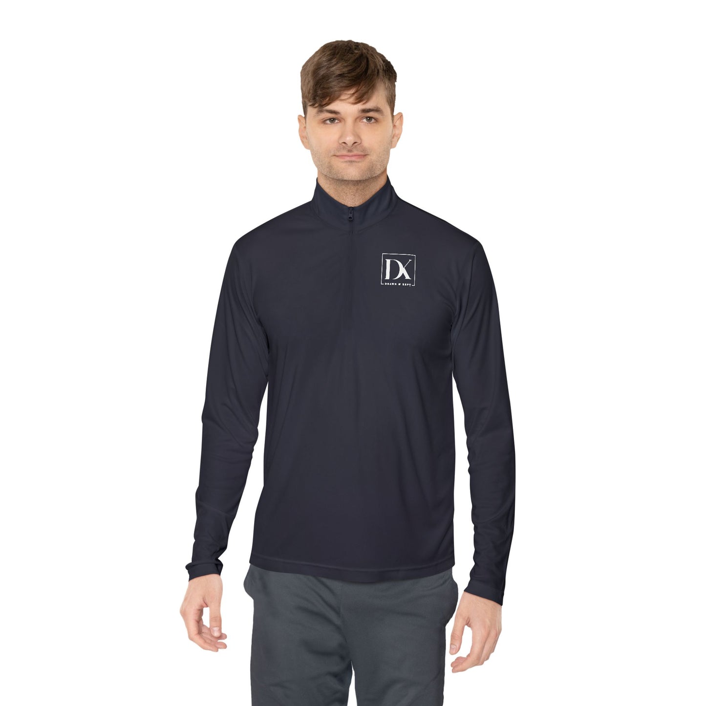 Drawn & Kept Quarter-Zip Pullover – Navy | Lightweight Performance + Everyday Comfort