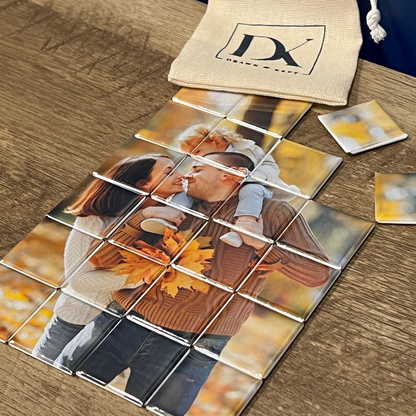 Custom Photo Magnet Puzzle – 24-Tile Mosaic Keepsake