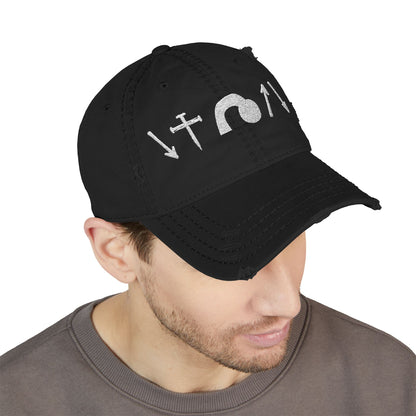 Vintage Distressed Gospel Symbol Hat
